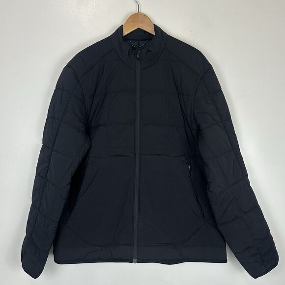 LULULEMON Men's XL Route Ready Lightweight PrimaLoft Insulated Jacket Black - Picture 2 of 16